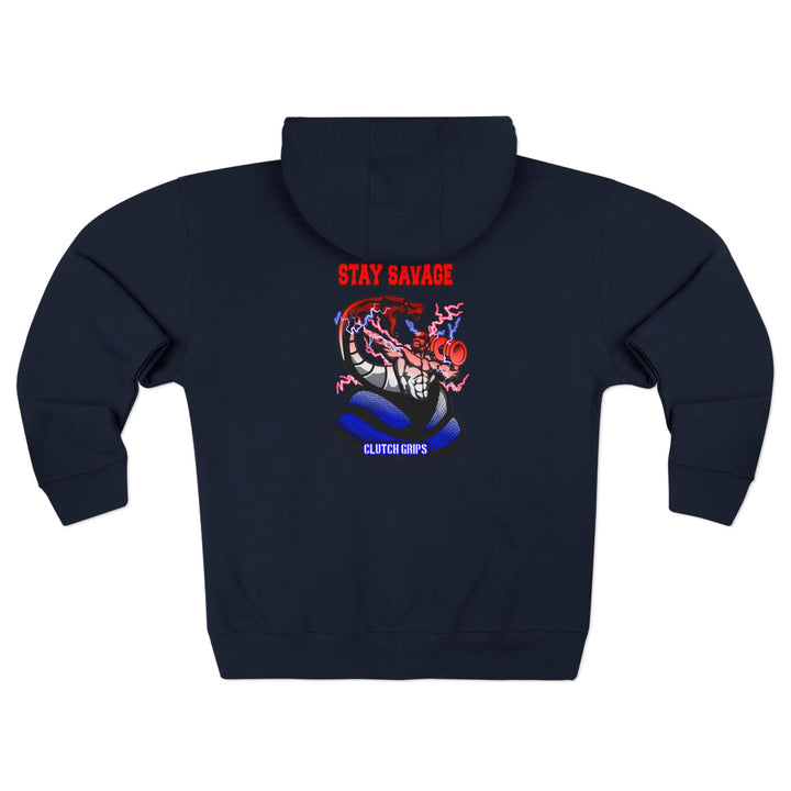 CG MAC VS SNAKE RED WHITE BLUE FADE/STAY SAVAGE ZIP UP
