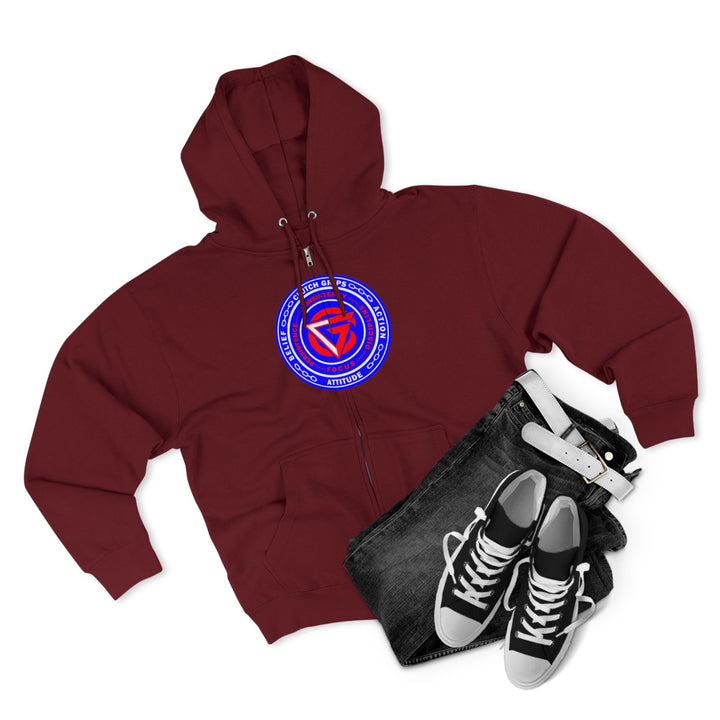 CG ENTER THE MAC RED WHITE BLUE /LIFT OR DIE ZIP UP