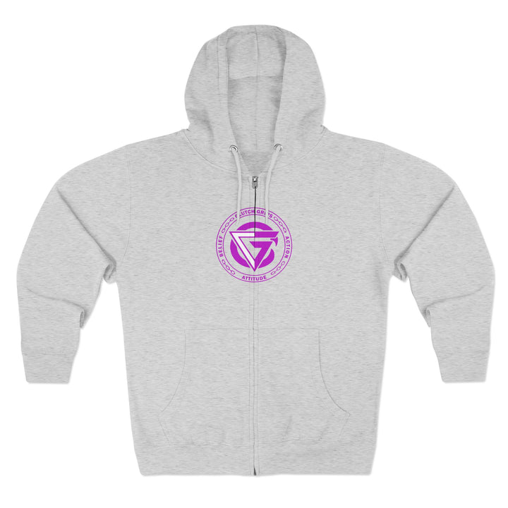CG SKULL PURPLE/LIFT OR DIE ZIP UP