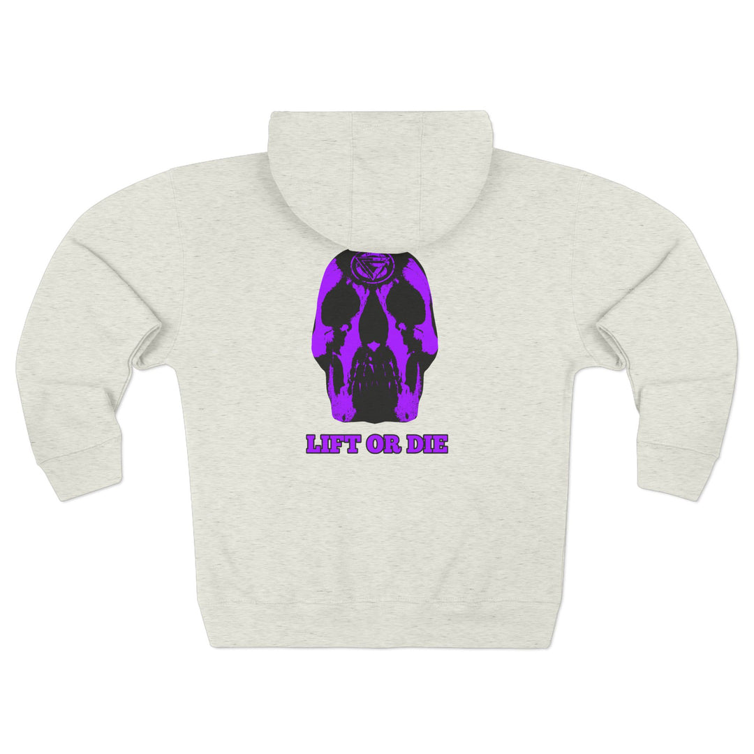 CG SKULL PURPLE/LIFT OR DIE ZIP UP