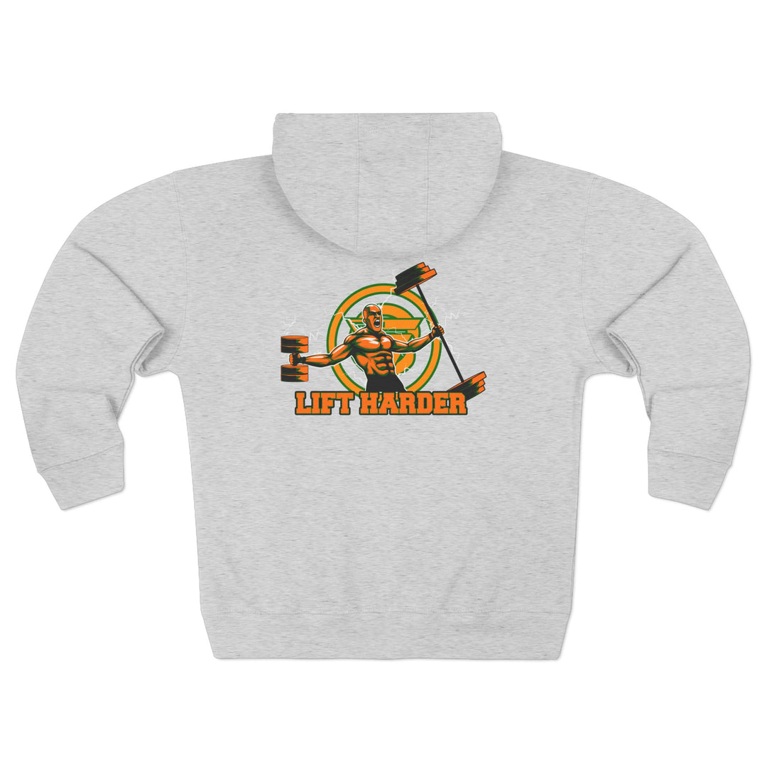 SPARTAN LIFT ORANGE GREEN  /LIFT HARDER ZIP UP