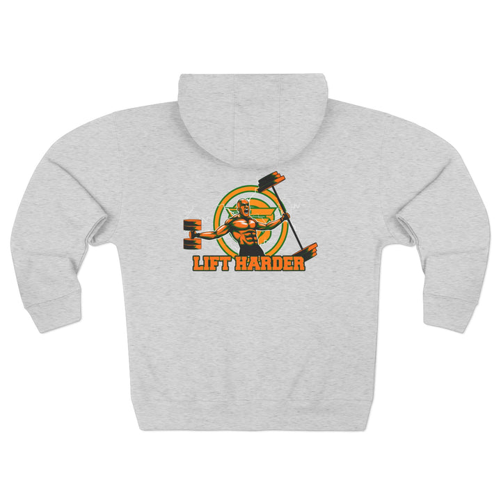 SPARTAN LIFT ORANGE GREEN  /LIFT HARDER ZIP UP