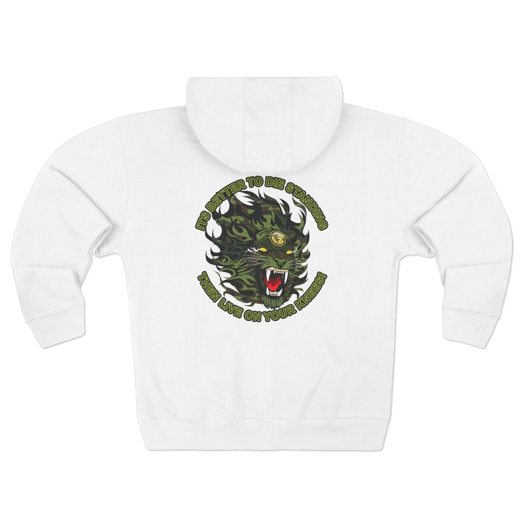CG TIGER FLAME WAR TIGERCAMO FOREST/ITS BETTER TO DIE STANDING THAN LIVE ON YOUR KNEE'S