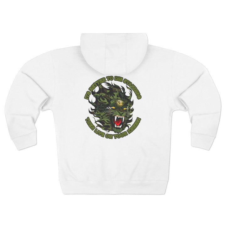 CG TIGER FLAME WAR TIGERCAMO FOREST/ITS BETTER TO DIE STANDING THAN LIVE ON YOUR KNEE'S