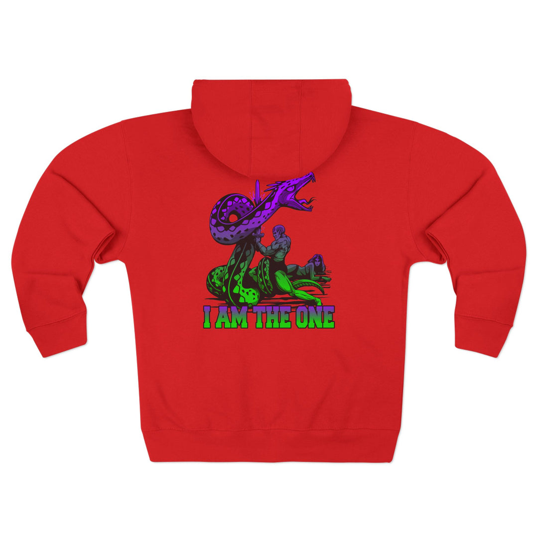 CG SERPENT SLAYER PURPLE GREEN /I AM THE ONE ZIP UP