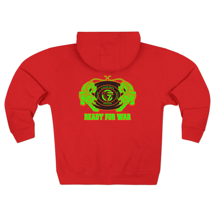 CG TIGER VS TIGER GREEN ORANGE /READY FOR WAR ZIP UP