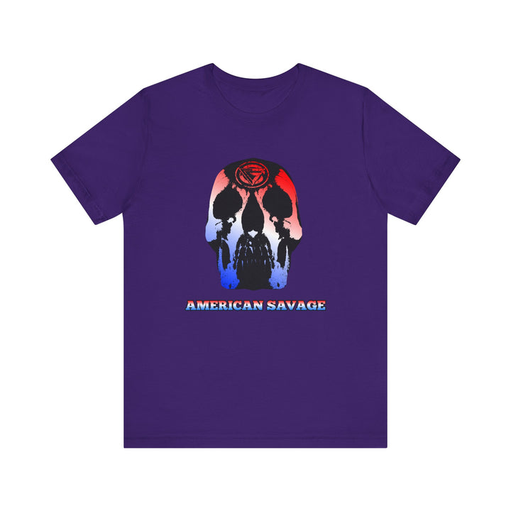 SKULLATOR RED WHITE  BLUE /AMERICAN SAVAGE
