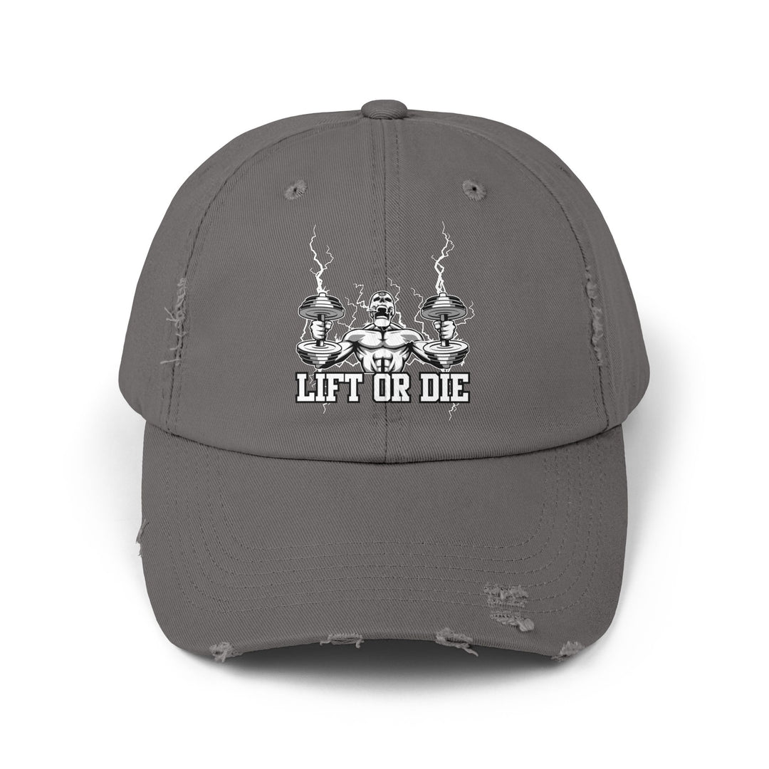 RIDE THE LIGHTNING WHITE/LIFT OR DIE CAP