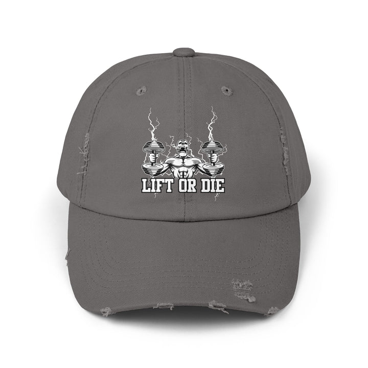 RIDE THE LIGHTNING WHITE/LIFT OR DIE CAP