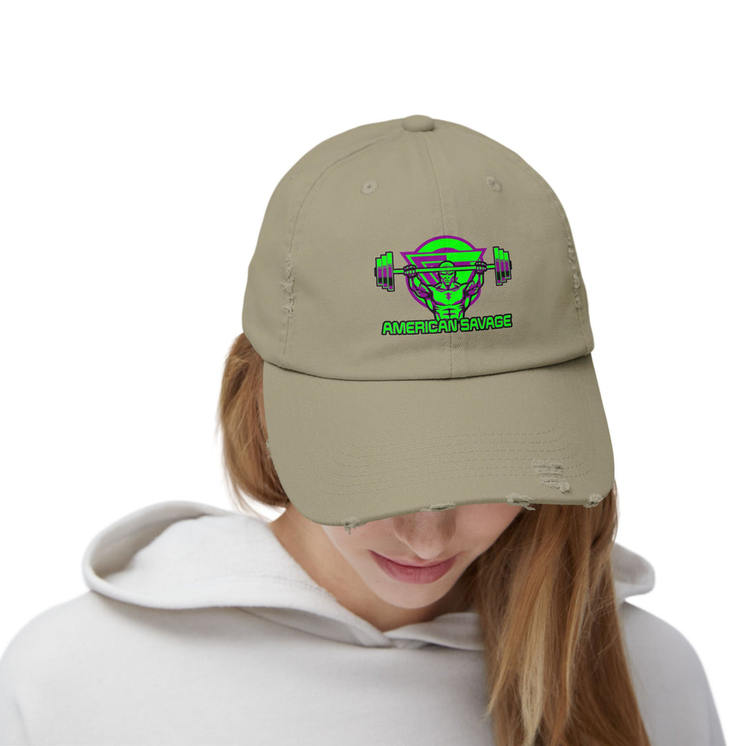 CG ENTER THE MAC HAT PURPLE GREEN /AMERICAN SAVAGE/CAP