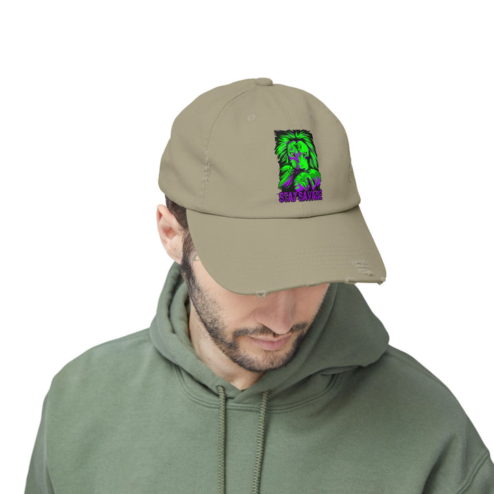 LION HEART PURPLE GREEN /STAY SAVAGE CAP