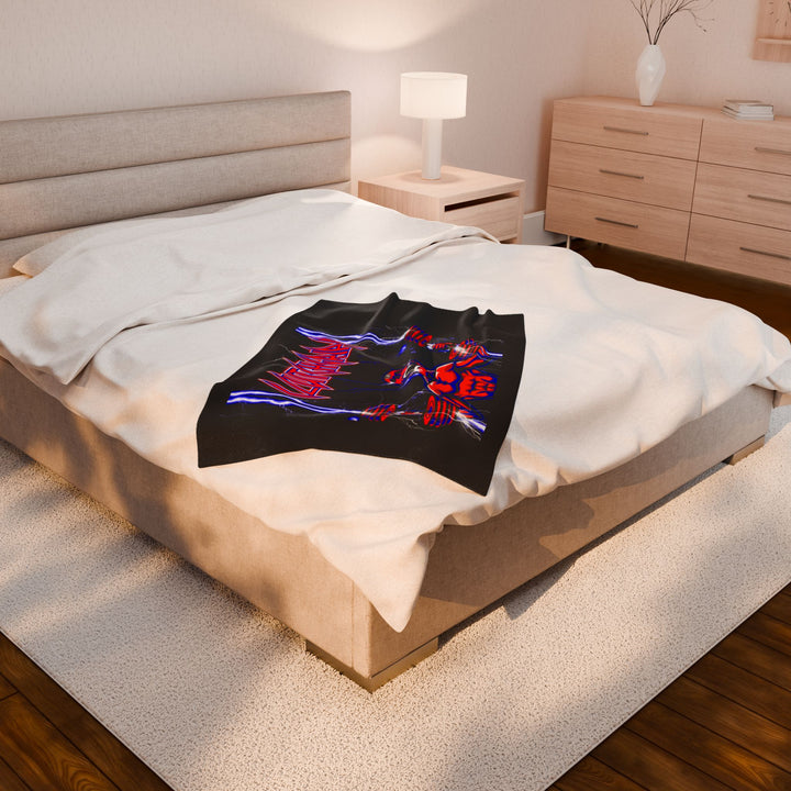 RIDE THE LIGHTNING RED BLUE /CLUTCHGRIPS BLANKET