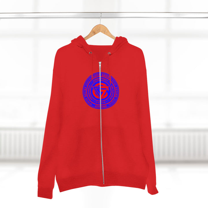 MAC VS SNAKE RED BLUE /LIFT OR DIE ZIP UP