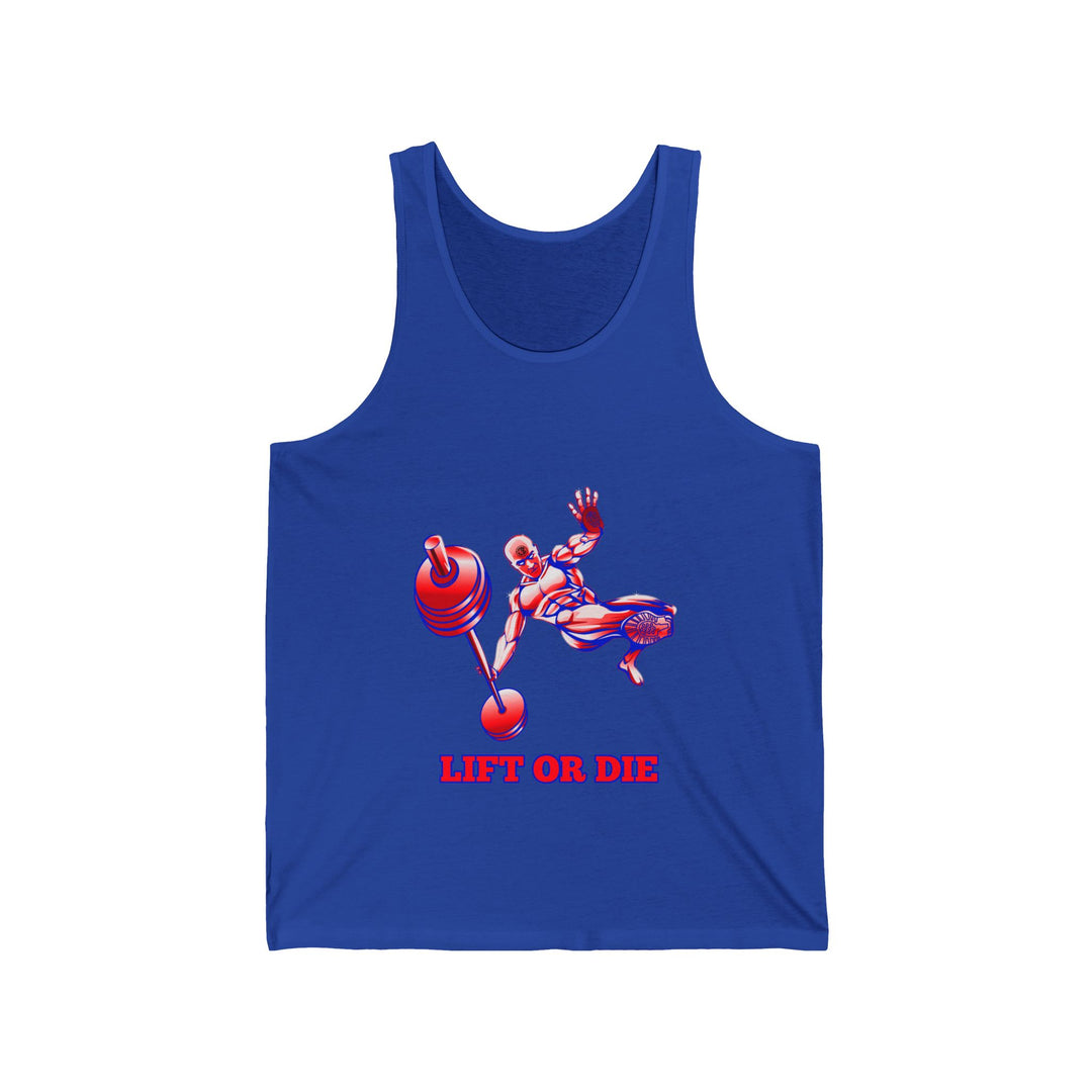 MAC-JUMP RED WHITE BLUE TANK/ LIFT OR DIE