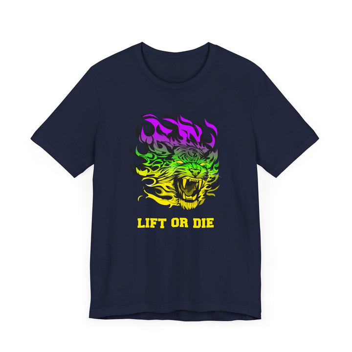 TIGER FLAME YELLOW GREEN PURPLE FADE/LIFT OR DIE