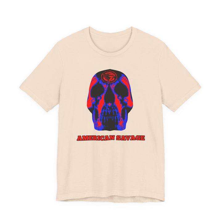 SKULLATOR RED BLUE /AMERICAN SAVAGE