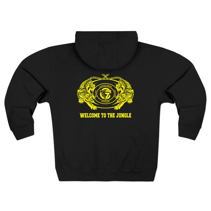 CG TIGER VS TIGER YELLOW BLACK /WELCOME TO THE JUNGLE ZIP UP