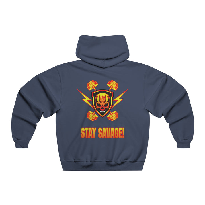 SKULL DBL BELL RED/ORANGE STAY SAVAGE!