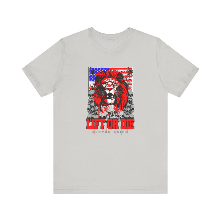 LIONHEART USA FLAG RED WHITE BLUE /LIFT OR DIE