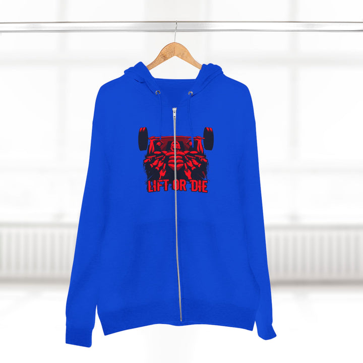 CG FINAL BOSS ON PRE-WORKOUT RED BLACK /LIFT OR DIE ZIP UP