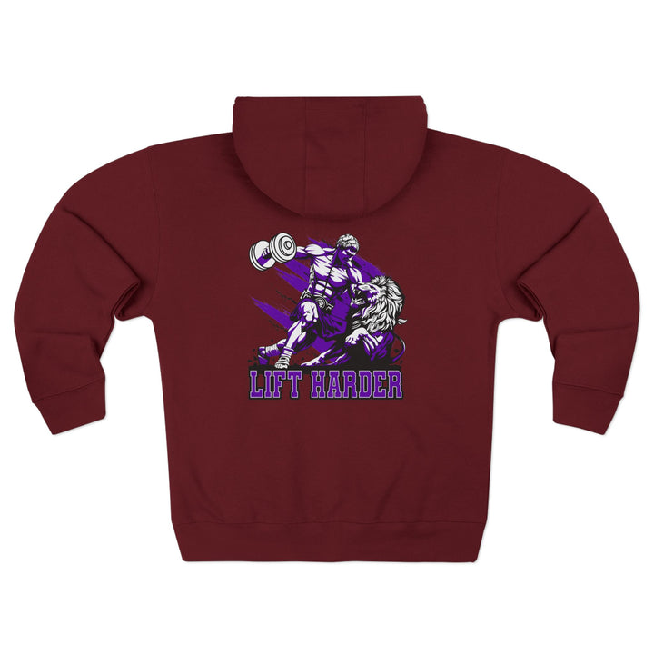 CG COLISEUM MAC PURPLE WHITE /LIFT HARDER ZIP UP