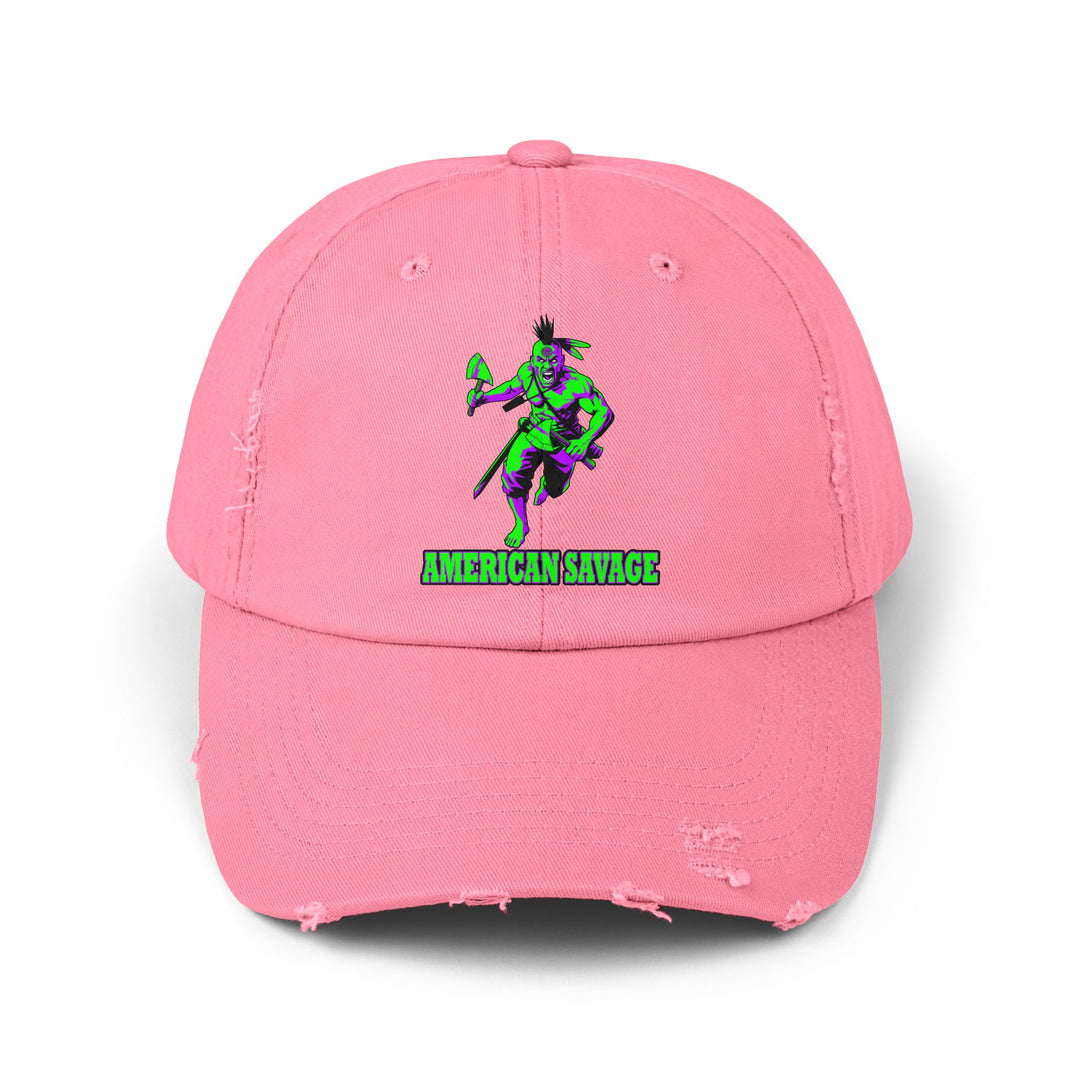 MAC BRAVE PURPLE GREEN /AMERICAN SAVAGE CAP