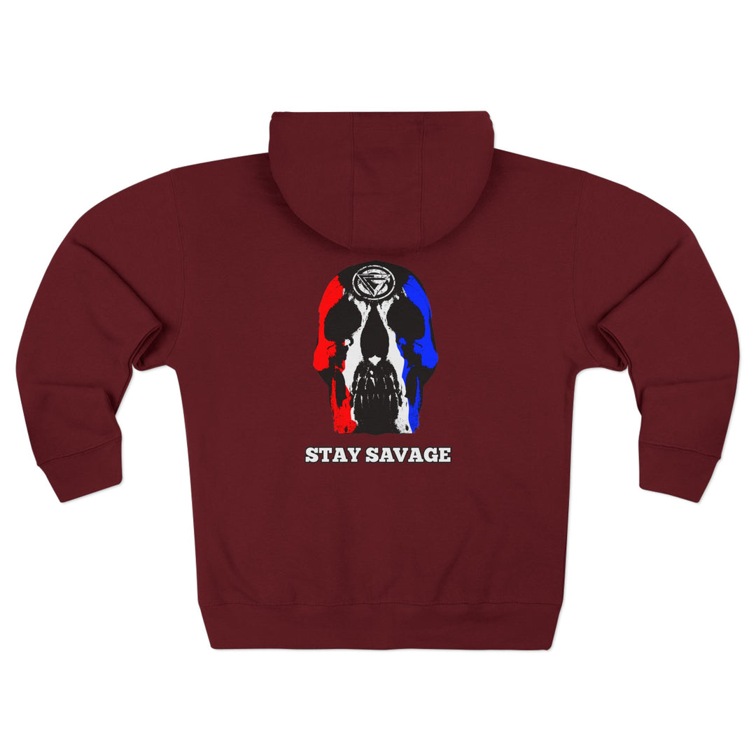 CG SKULL RED WHITE BLUE/STAY SAVAGE