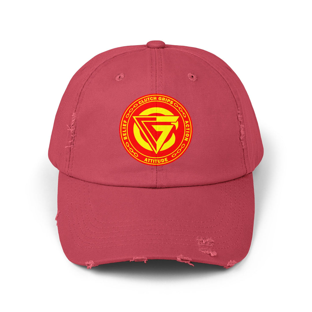 CG ORANGE RED LOGO CAP