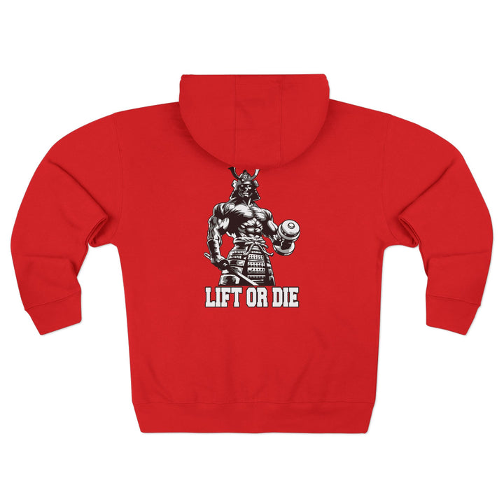 SAMURAI MASTER TRAINER BLACK WHITE /LIFT OR DIE ZIP UP