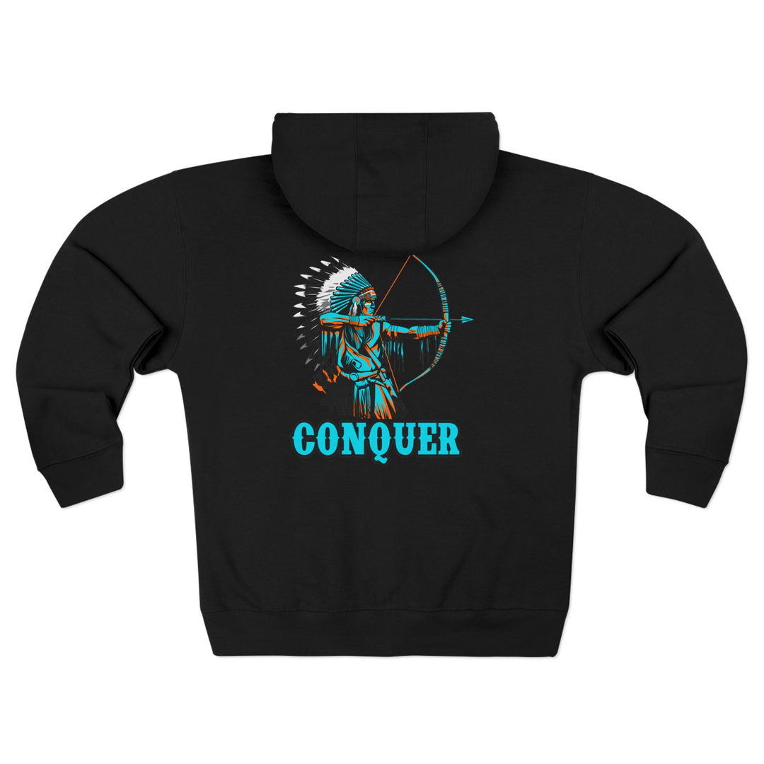 CG BIG MAC CHIEF AQUA ORANGE/CONQUER ZIP UP