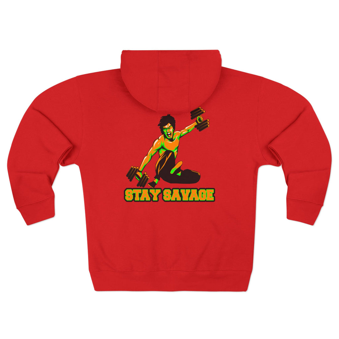 CG LIFT KICK ORANGE GREEN FADE/STAY SAVAGE ZIP UP