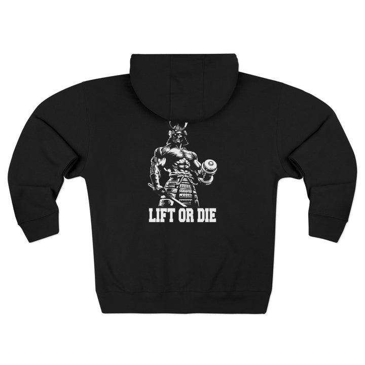 SAMURAI MASTER TRAINER BLACK WHITE /LIFT OR DIE ZIP UP