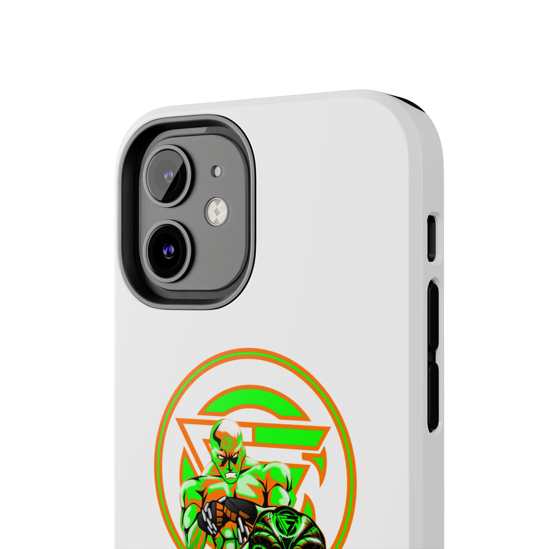 ANGRY DOG ORANGE GREEN PHONE CASE /LIFT OR DIE