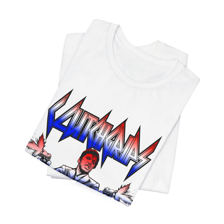 CG FINAL BOSS RED WHITE BLUE FADE  /WELCOME TO THE JUNGLE