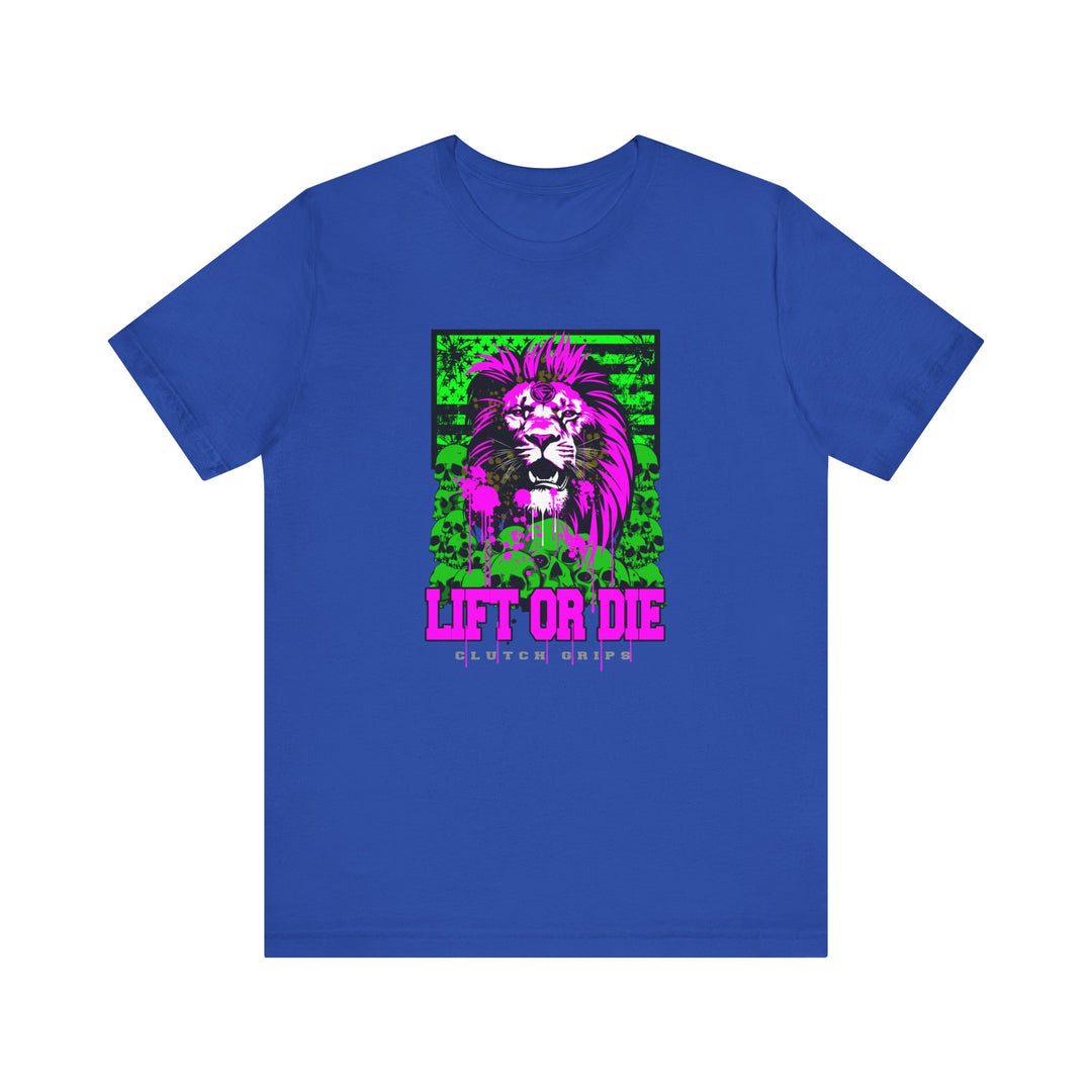 LION HEART PURPLEGREEN/LIFT OR DIE