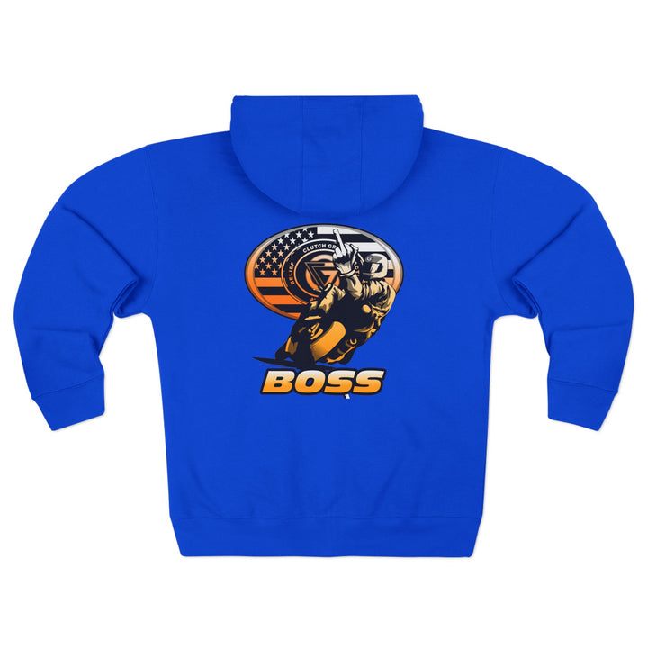 EZ RIDER ORANGE WHITE FADE /BOSS ZIP UP