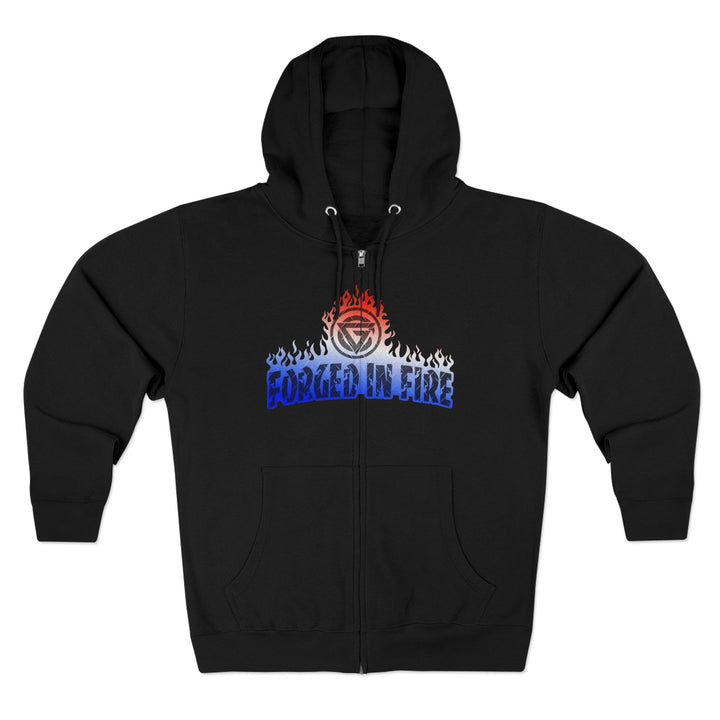 CG A AMERICAN WARRIORS ORANGE WHITE FADE /FREEDOM 1ST ZIP UP