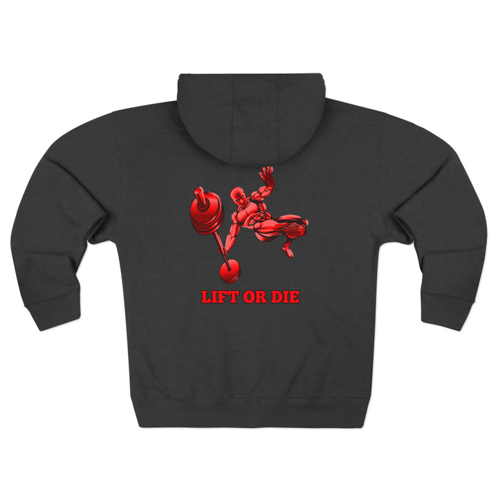 CG MAC JUMP RED /LIFT OR DIE ZIP UP