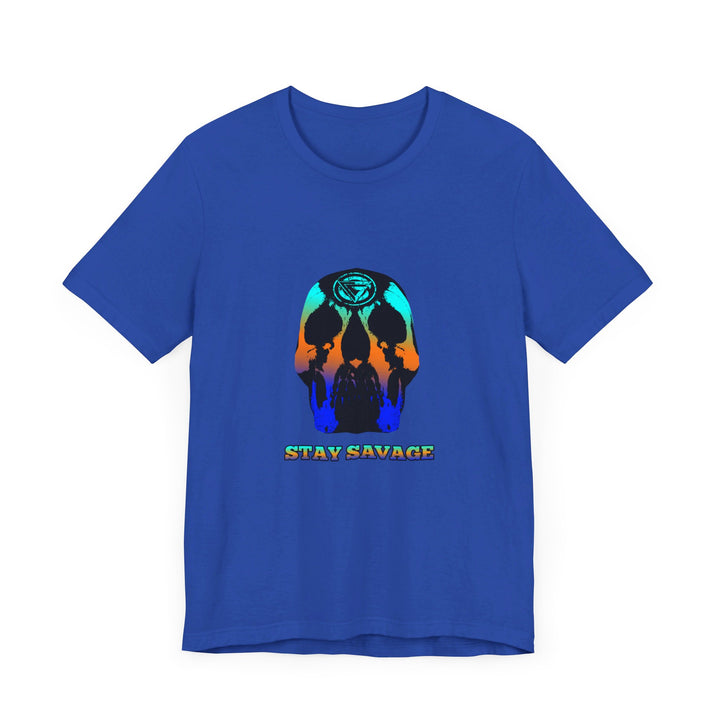 SKULLATOR BLUE ORANGE AQUA  /STAY SAVAGE