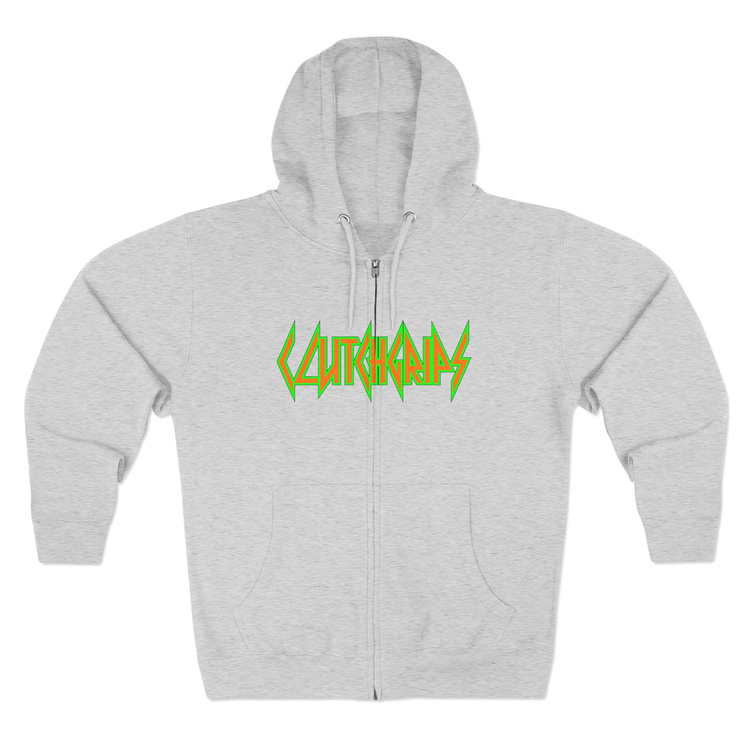 CG ANGRY DOG ORANGE GREEN /LIFT OR DIE ZIP UP