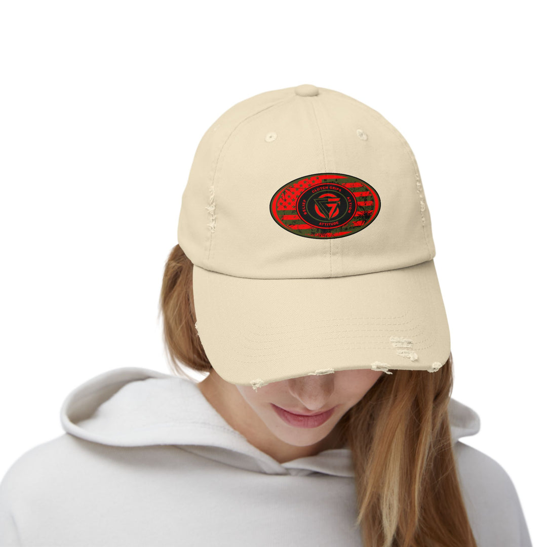 CG RED GREEN OVAL FLAG CAP