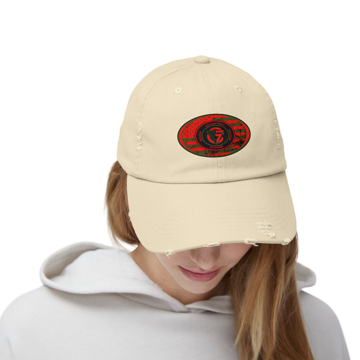 CG RED GREEN OVAL FLAG CAP