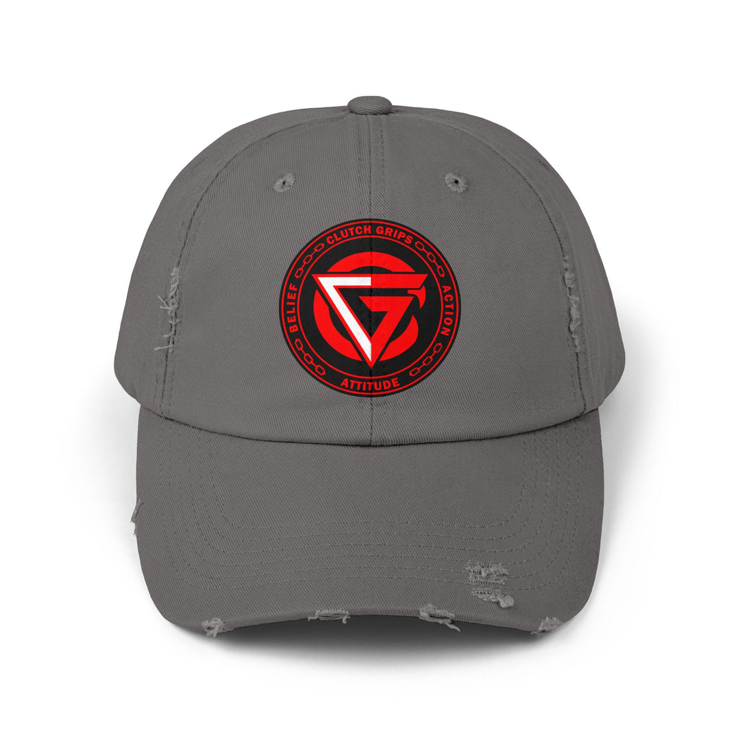 CG LOGO RED WHITE BLACK CAP