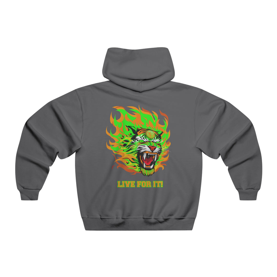 Tiger flame orange/green /live for it