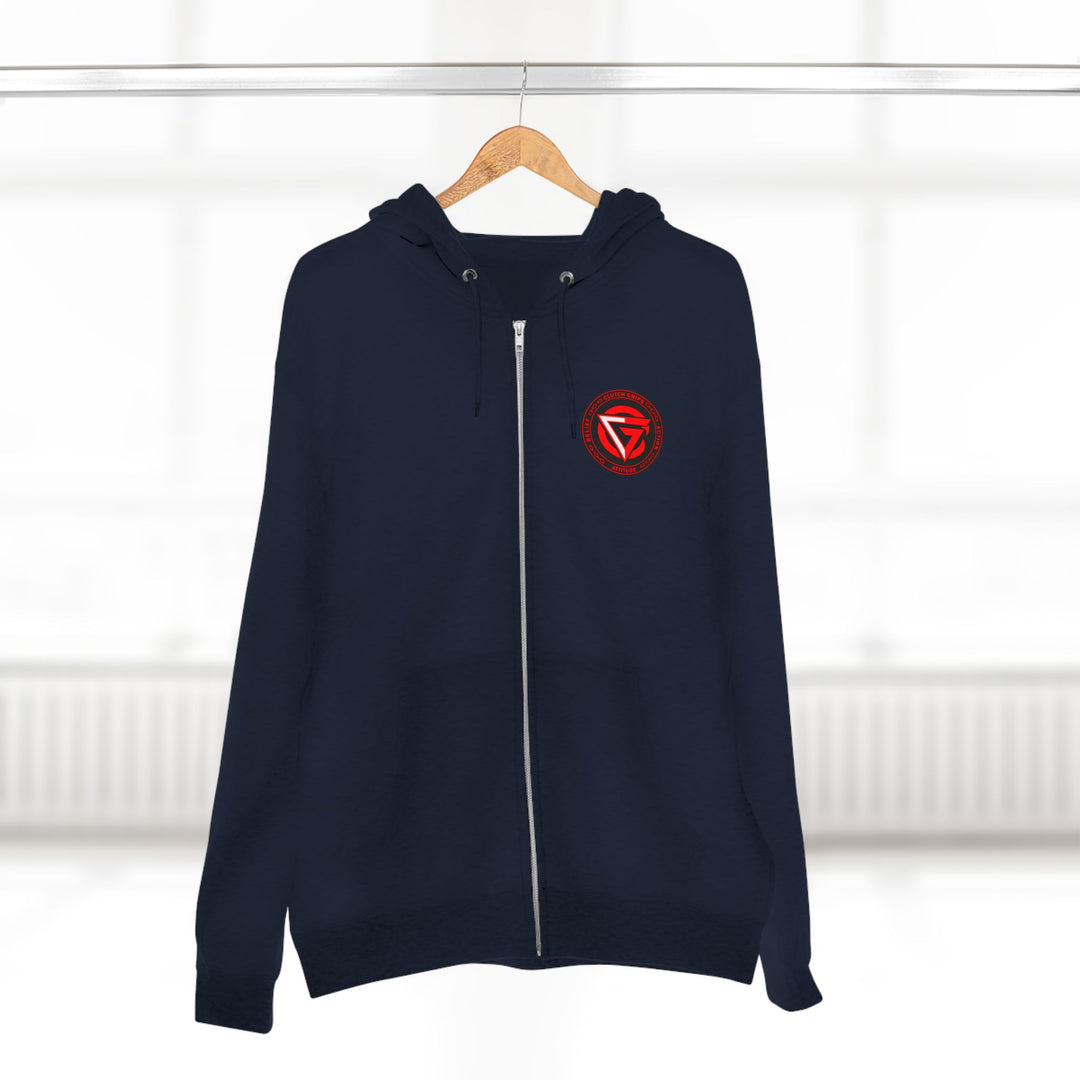 SAMURAI-MAC MASKRED BLACK/CLUTCHGRIPS ZIP UP