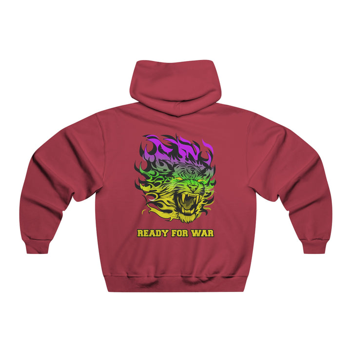 TIGER FLAME PURPLE GREEN YELLOW/READY FOR WAR