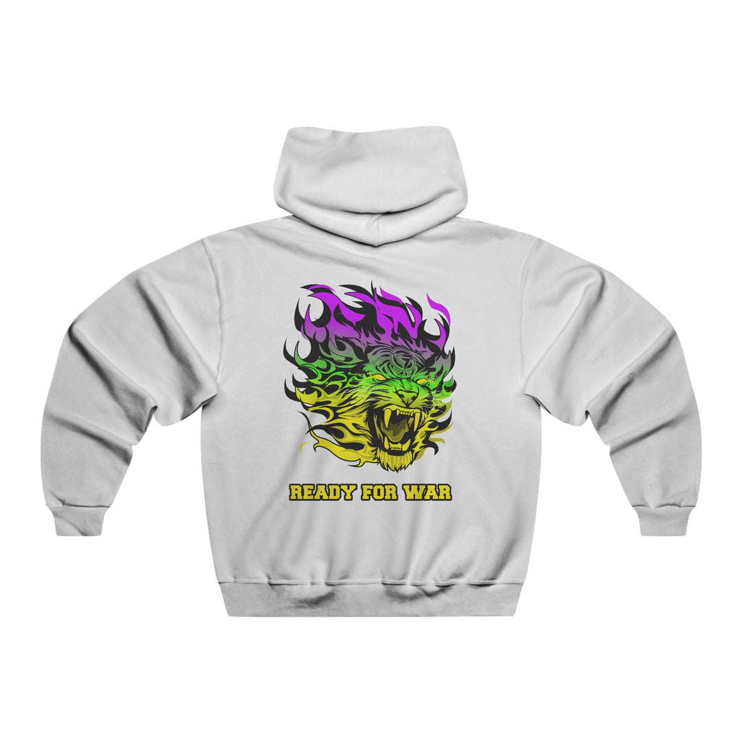 TIGER FLAME PURPLE GREEN YELLOW/READY FOR WAR