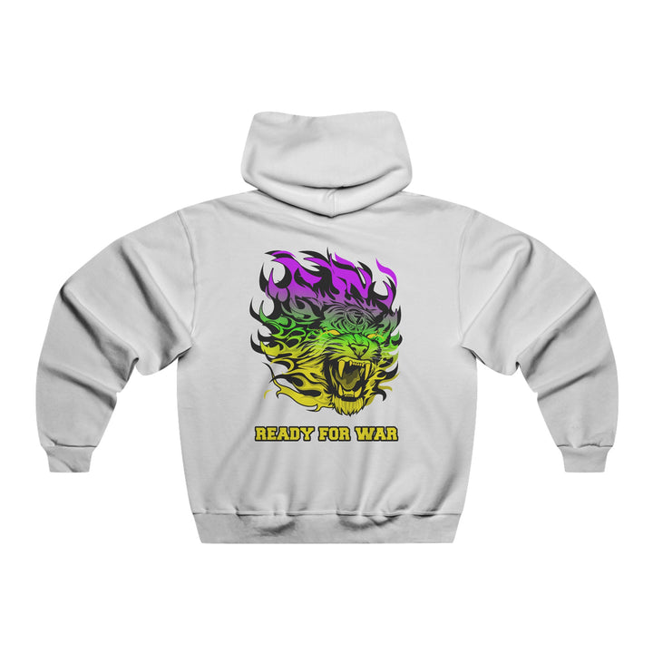 TIGER FLAME PURPLE GREEN YELLOW/READY FOR WAR