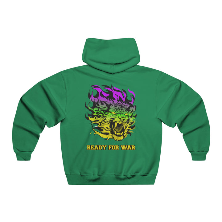 TIGER FLAME PURPLE GREEN YELLOW/READY FOR WAR