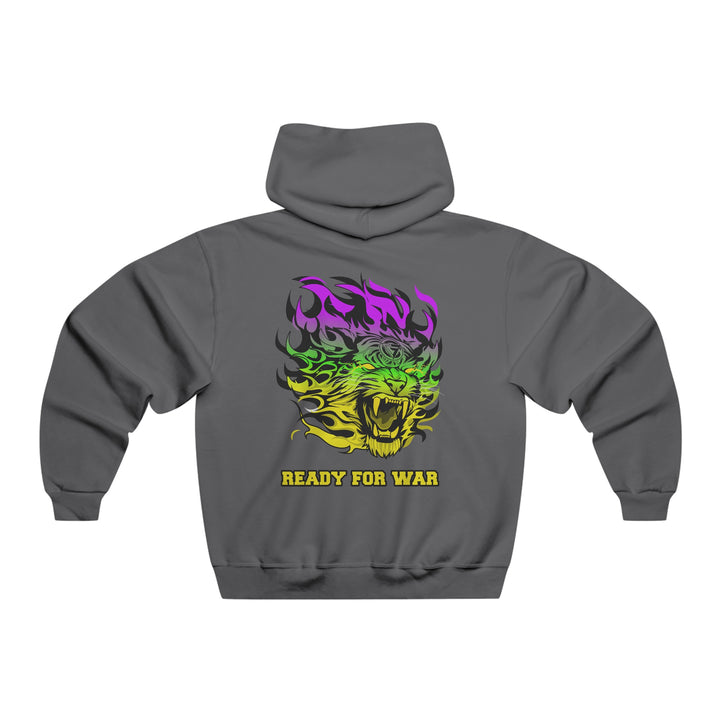 TIGER FLAME PURPLE GREEN YELLOW/READY FOR WAR